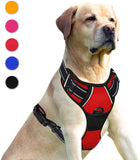 Supet Dog Harness No Pull, Adjustable Outdoor Pet Vest 3M Reflective Oxford Material Harness for Dogs Easy Control for Small Medium Large Dogs