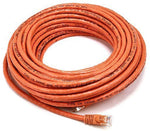 Monoprice 50FT 24AWG Cat6 500MHz Crossover Ethernet Bare Copper Network Cable - Orange