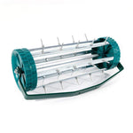 BSTOOL Rolling Garden Lawn Aerator Roller,Yard Rotary Push Tine Spike Soil Aeration Home Grass Steel Handle Heavy Duty