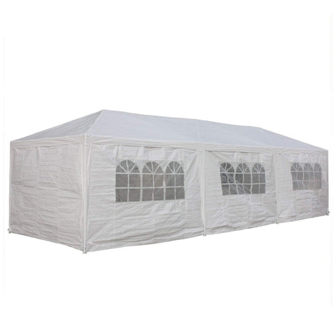 Delta 10'x30' Wedding Tent White - Party Gazebo Pavilion Catering Carport Shelter Canopies