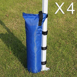 ABCCANOPY Outdoor Pop Up Canopy Tent Gazebo Weight Sand Bag Anchor Kit-4 Pack (Black-Single)