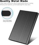 MUSDEA 2TB External Hard Drive USB 3.0 Hard Drive 2.5" HDD Storage for PC, Mac, Desktop, Laptop, MacBook, Chromebook, Xbox (1TB, Silver)