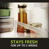 zanmini Cold Brew Coffee Maker, 6 in 1 Glass Infusion Pitcher(1 Quart/32 oz) with 304 Stainless Steel Filter and High-Grade Glass Pitcher for Hot/Cold Coffee, Tea, Fruit, Juice, Milk and Beer