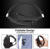 Wireless Bluetooth Headset, EGRD Foldable Retractable Neckband Headphones-[30 Hrs Playtime] Compatible Xs MAX/ 8/7 Plus Samsung Galaxy S9 Note 8 Cellphones