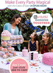 (5 Pack) Fill'nGo Carrier Holds 24 Standard Cupcakes - Ultra Sturdy Cupcake Boxes | Tall Dome Detachable Lid | Clear Plastic Disposable Containers | Storage Tray | Travel Holder | Also Regular Muffins