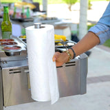 Yukon Glory Premium Magnetic Mount Paper Towel Holder Durable Stainless Steel, Great for Outdoors, Attaches to Grills RV's Fridges Tailgate and More