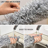 Phoenixes Retractable Long-Reach Washable Dusting Brush Microfiber Hand Duster with Telescoping Pole by RoseFinch Fang