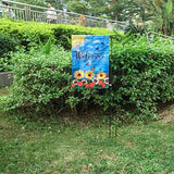 Garden Flag Pole Stand Durable Flagpole18"x35.5" Yard Banner Pole Stand for outdoor Hold Decorative Flags 12.5"x18" or less 10 Sec To Assemble by Oathx