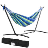 FDW Hammock Stand Portable Heavy Duty Hammock Stand Portable Steel Stand Only for Outdoor Patio or Indoor with Carrying Case