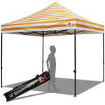 ABCCANOPY Pop up Canopy Tent Commercial Instant Shelter with Wheeled Carry Bag, 10x10 FT Navy Blue