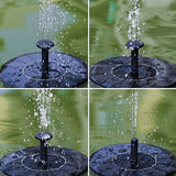 findyouled Solar Fountain Water Pump, 1.5W Free Standing Bird Bath Fountain Pump with Battery Built-in, Works in NOT Direct Sunlight