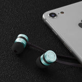 Earphones, Earbuds, in-Ear Headphones Noise Isolation Headsets Heavy Bass Earphones with Microphone Compatible iPhone Samsung iPad and Most Android Phones