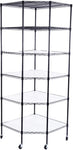 SoSo-BanTian1989 72"x28"x28" Commercial 6 Tier Adjustable Wire Metal Shelf Rack (Chrome)