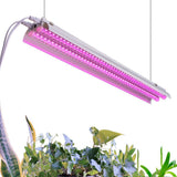 Monios-L 4FT LED Grow Light Full Spectrum 60W T5 High Output Integrated Fixture with Reflector Combo for Indoor Plants