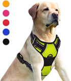 Supet Dog Harness No Pull, Adjustable Outdoor Pet Vest 3M Reflective Oxford Material Harness for Dogs Easy Control for Small Medium Large Dogs