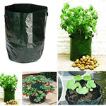 ATEKKi Potato Grow Bags 2-Pack 10 Gallon Planter, Access Flap, Handles, Gardening Planter, Smart Aeration Fabric - Vegetables, Carrot, Tomato, Onion - Growing Planting Bags - Heavy Duty Container Pot