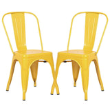 Poly and Bark Trattoria Side Chair in Black (Set of 4)