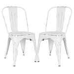 Poly and Bark Trattoria Side Chair in Black (Set of 4)