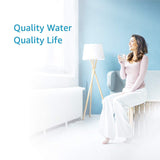 AQUACREST XWF Refrigerator Water Filter, Compatible with GE GBE 21, GDE21, GDE25, GFE24, GFE26, GNE21, GNE25, GNE27, GWE19, GYE18, GSE25, GSS23, GSS25, GZS22, PSE25, CZS22