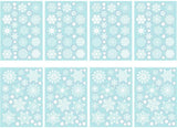 TMCCE 232 Piece Christmas Snowflake Window Decal Stickers - Xmas Holiday White Winter Christmas Window Decorations Ornaments Party Supplie