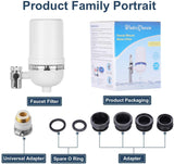 WaterQueen NSF/ANSI Standard 42 Water Faucet Filter, High Standard Water Faucet Filtration System, Advanced Faucet Filter for Hard Water