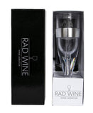 RAD WINE Aerator Decanter Pourer with No Drip Stand and Gift Box and Pouch