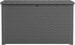 Keter Java XXL 230 Gallon Outdoor Storage Deck Box, Grey