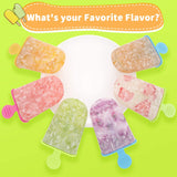 GOLBCNG Popsicle Molds, 8 Ice Pop Makers Reusable Easy Release Ice Pop Mold, Food Grade Material BPA Free Ice Cream Mold, Homemade Popcycles Mold