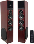 Rockville TM150B Black Home Theater System Tower Speakers 10" Sub/Blueooth/USB