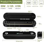 GOLBCNG Black Vacuum Sealer Machine with 20 Pcs Vacuum Bags Automatic Food Sealers Machine Vacuum Packing Machine for Food Preservation Storage