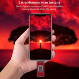 USB Flash Drive for iPhone 128gb Memory Stick LTY Photo Stick USB 3.0 Jump Drive Thumb Drives Externa Lightning Memory Stick for iPhone iPad Android and Computers (red-128GB)