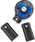 OPOLAR 10400mAh Battery Operated Fan, Portable Handheld Fan with 10-40 Hours Working Time,3 Setting, Strong Wind,Foldable Design, for Travel, Hurricanes, Camping and Outdoor Activities