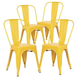 Poly and Bark Trattoria Side Chair in Black (Set of 4)