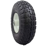 Ranch Tough 4 Pack RT310 10" Pneumatic Replacement Tires for Garden Including Gorilla Cart, Black