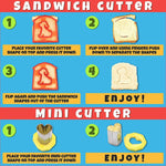 Colorful 29-Piece Ultimate Sandwich Cutter Set for Kids | Easy to Use Bento Lunch Box Accessories | Transform Vegetables, Cookie and Fruits Into Fun Bites | For Toddlers Boys & Girls