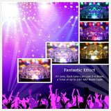 Disco Lights, JELEGANT Dj Light LED Stage Light Party Lights Disco Ball Strobe Light Crystal Magic Ball Lights Sound Activated Strobe Light for Wedding Party KTV Club Pub Show Nightclub Karaoke