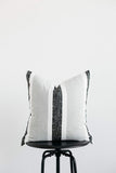 Woven Nook Decorative Throw Pillow Covers ONLY for Couch, Sofa, or Bed Set of 4 18x18 20x20 and 22x22 inch Modern Design 100% Cotton Black White Geometric Faux Leather Zulu Set (18'' x 18'')