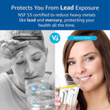 AQUACREST DA29-00020B Refrigerator Water Filter, NSF 53&42 Certified to Reduce 99% of Lead, Cyst & More, Compatible with Samsung DA29-00020B, DA29-00020A, DA97-08006A, HAF-CIN/EXP, 46-9101 (Pack of 3)