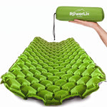 POWERLIX Sleeping Pad - Ultralight Inflatable Sleeping Mat, Ultimate for Camping, Backpacking, Hiking - Airpad, Inflating Bag, Carry Bag, Repair Kit - Compact & Lightweight Air Mattress