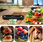 GOLBCNG Black Vacuum Sealer Machine with 20 Pcs Vacuum Bags Automatic Food Sealers Machine Vacuum Packing Machine for Food Preservation Storage