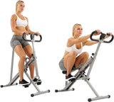 Sunny Health & Fitness Squat Assist Row-N-Ride Trainer for Squat Exercise and Glutes Workout