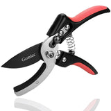 gonicc 8" Professional Premium Titanium Bypass Pruning Shears (GPPS-1003), Hand Pruners, Garden Clippers.