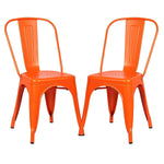 POLY & BARK EM-112-BLK-X4 Trattoria Side Chair in Black (Set of 4)