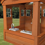 Backyard Discovery Columbus All Cedar Wood Playhouse