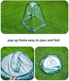 porayhut Clear PVC Greenhouse Cover Flower House Mini Gardening Plant Flower Pop Up Tent，Backyard Greenhouse Cover for Cold Frost Protector Gardening Plants
