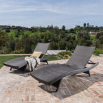 Christopher Knight Home 294919 Lakeport Outdoor Adjustable Chaise Lounge Chair (Set of 2)