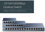 TP-Link 5 Port Gigabit Ethernet Network Switch | Ethernet Splitter | Sturdy Metal w/ Shielded Ports | Plug-and-Play | Traffic Optimization | Unmanaged (TL-SG105)