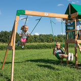 Backyard Discovery Buckley Hill Wooden Swing Set