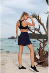 Women's Active Athletic Skirt Sports Golf Tennis Running Pockets Skort