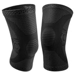 CAMBIVO 2 Pack Knee Brace, Knee Compression Sleeve Support for Running, Arthritis, ACL, Meniscus Tear, Sports, Joint Pain Relief and Injury Recovery